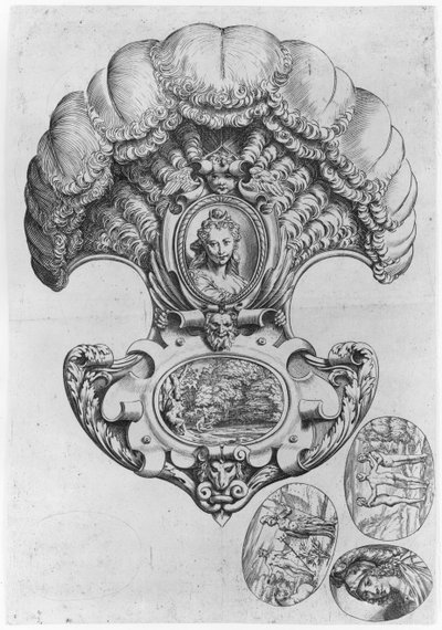 The Fan by Agostino Carracci